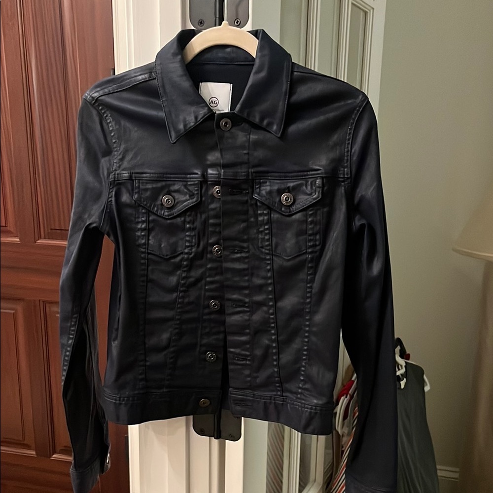 Agolde Indigo Wax Denim Jacket